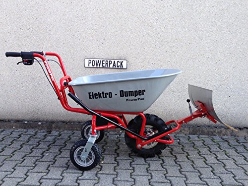 POWERPAC Schneeschild 740mm Edelstahl mit Gummileiste und Adapter passend für ED120 – AKKUSCHUBKARRE ELEKTROSCHUBKARRE AKKUSCHNEERÄUMER AKKUSCHNEESCHIEBER SCHUBKARRE DUMPER MOTORSCHUBKARRE - 8