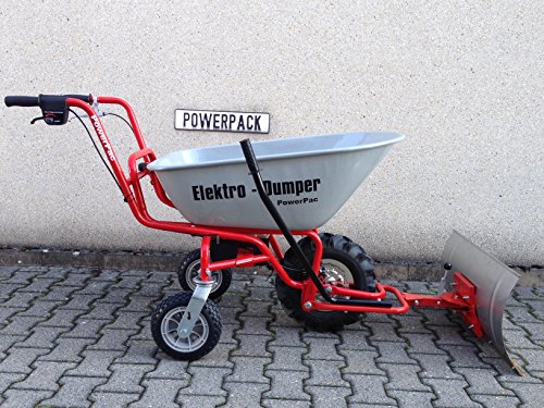 POWERPAC Schneeschild 740mm Edelstahl mit Gummileiste und Adapter passend für ED120 – AKKUSCHUBKARRE ELEKTROSCHUBKARRE AKKUSCHNEERÄUMER AKKUSCHNEESCHIEBER SCHUBKARRE DUMPER MOTORSCHUBKARRE - 9