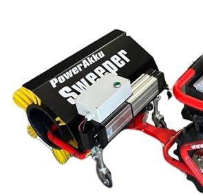 POWERPAC Akku Kehrbesen 50cm passend für Elektro-Schneeräumer ES230 und Elektro-Dumper ED120 inkl. Adapter – AKKUSCHUBKARRE ELEKTROSCHUBKARRE AKKUSCHNEERÄUMER AKKUSCHNEESCHIEBER SCHUBKARRE DUMPER MOTORSCHUBKARRE - 7