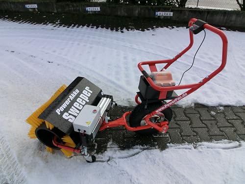 POWERPAC Akku Kehrbesen 50cm passend für Elektro-Schneeräumer ES230 und Elektro-Dumper ED120 inkl. Adapter – AKKUSCHUBKARRE ELEKTROSCHUBKARRE AKKUSCHNEERÄUMER AKKUSCHNEESCHIEBER SCHUBKARRE DUMPER MOTORSCHUBKARRE - 10